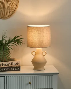 Lampa stołowa KERULEN Ceramika Beżowy