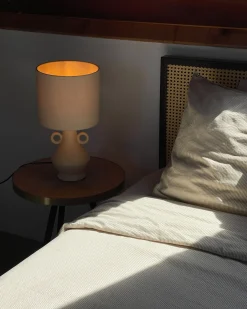 Lampa stołowa KERULEN Ceramika Beżowy