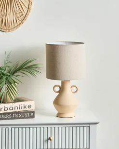 Lampa stołowa KERULEN Ceramika Beżowy