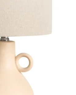 Lampa stołowa KERULEN Ceramika Beżowy