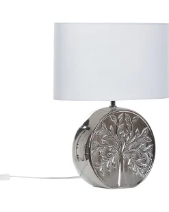 Lampa stołowa KHERLEN Ceramika Srebrny