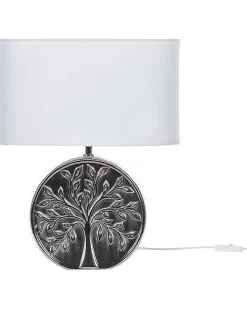 Lampa stołowa KHERLEN Ceramika Srebrny