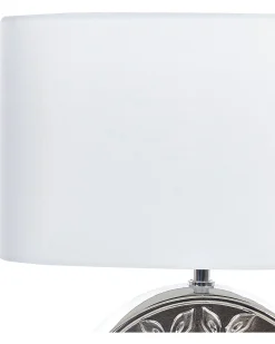 Lampa stołowa KHERLEN Ceramika Srebrny