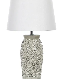 Lampa stołowa KHOPER Ceramika Szary