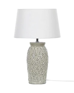 Lampa stołowa KHOPER Ceramika Szary