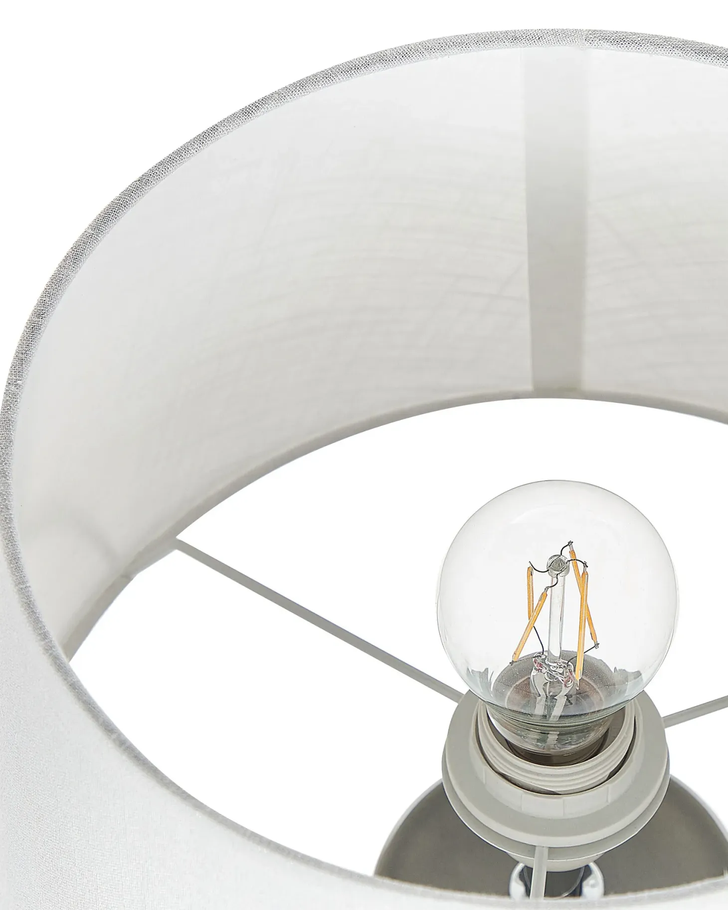 Lampa stołowa KHOPER Ceramika Szary