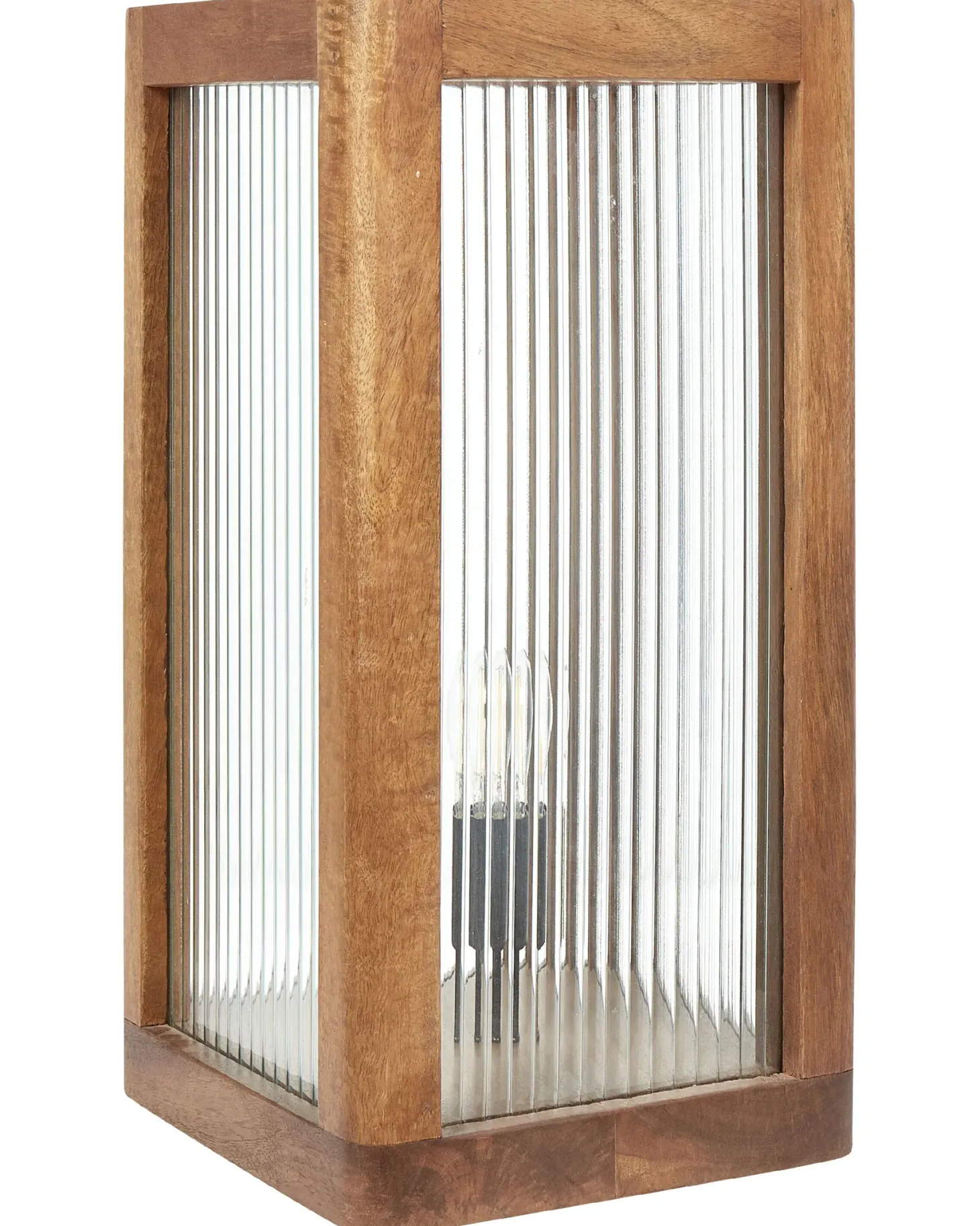Lampa stołowa KOLIDAM Drewno mango Brązowy