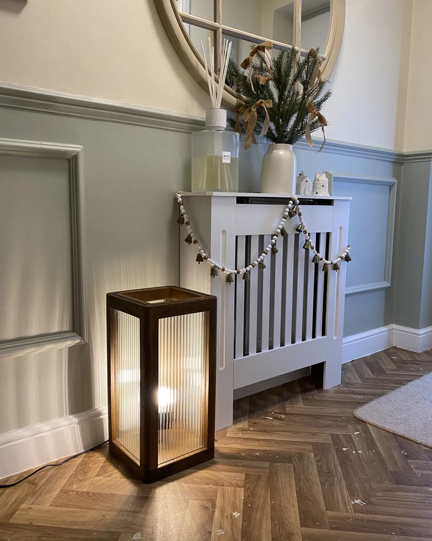 Lampa stołowa KOLIDAM Drewno mango Brązowy
