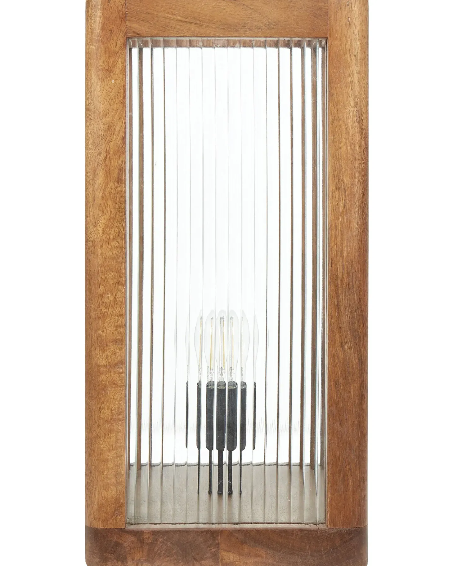 Lampa stołowa KOLIDAM Drewno mango Brązowy
