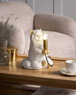 Lampa stołowa Kot YOKO Biały