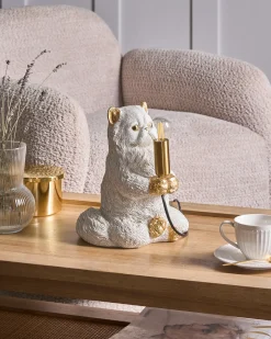 Lampa stołowa Kot YOKO Biały