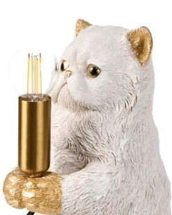 Lampa stołowa Kot YOKO Biały