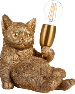 Lampa stołowa Kot ZIPPY Złoty