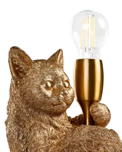 Lampa stołowa Kot ZIPPY Złoty