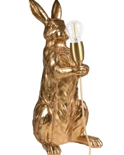 Lampa stołowa Królik BUGS Złoty