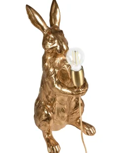 Lampa stołowa Królik BUGS Złoty