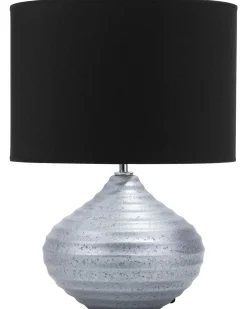 Lampa stołowa KUBAN Ceramika Srebrny