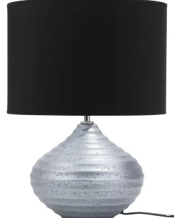 Lampa stołowa KUBAN Ceramika Srebrny