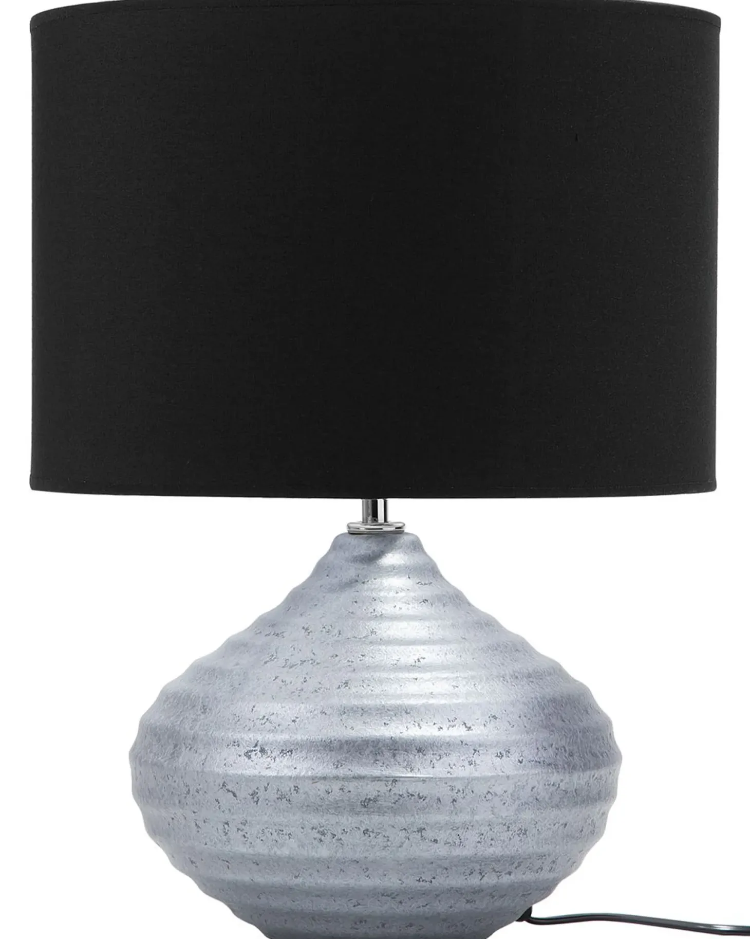 Lampa stołowa KUBAN Ceramika Srebrny