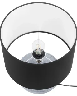 Lampa stołowa KUBAN Ceramika Srebrny