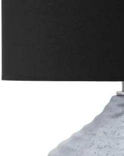 Lampa stołowa KUBAN Ceramika Srebrny