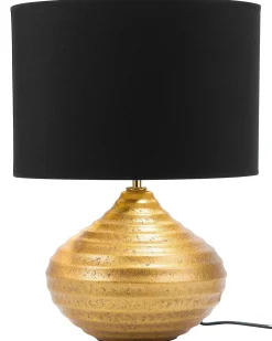 Lampa stołowa KUBAN Ceramika Złoty
