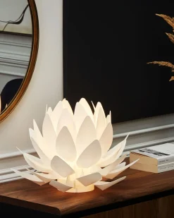 Lampa stołowa Kwiat MUSONE Biały