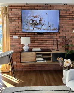 Lampa stołowa LABRADA Ceramika Biały