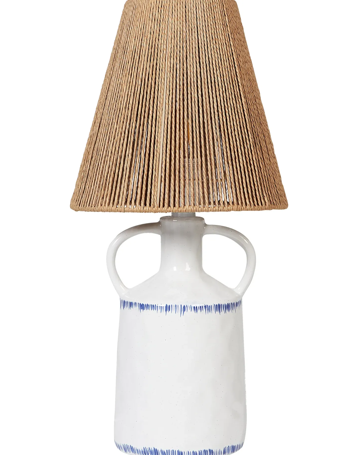 Lampa stołowa LARISSOS Ceramika Biały