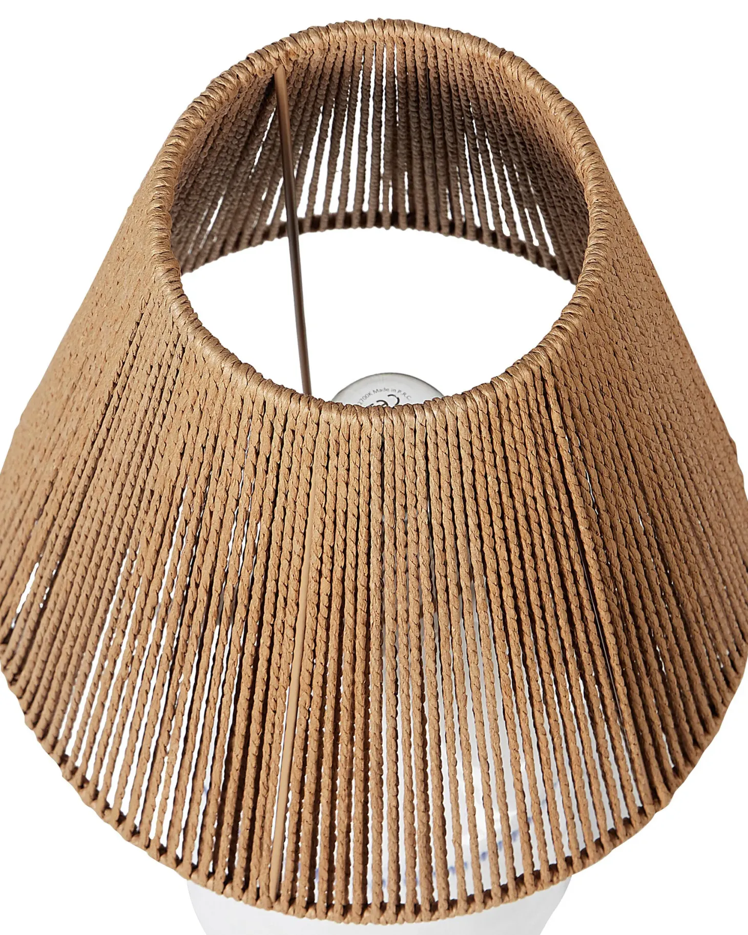 Lampa stołowa LARISSOS Ceramika Biały