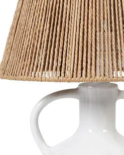 Lampa stołowa LARISSOS Ceramika Biały