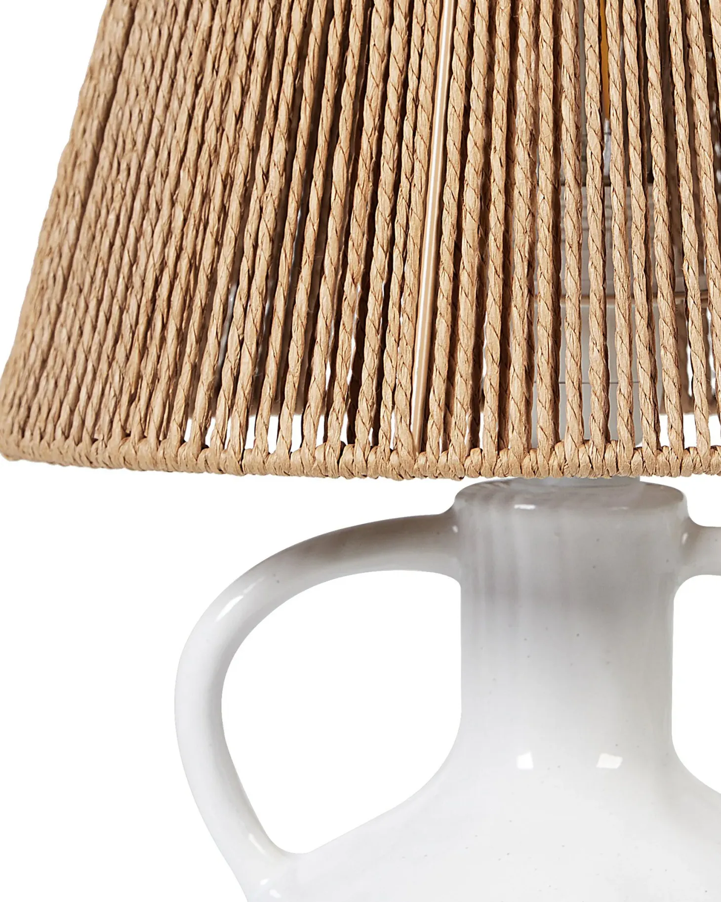 Lampa stołowa LARISSOS Ceramika Biały