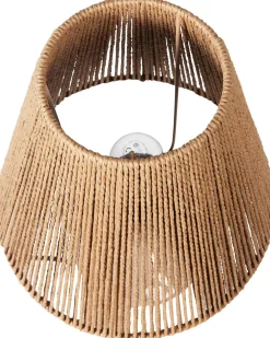 Lampa stołowa LARISSOS Ceramika Beżowoszary