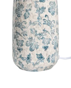 Lampa stołowa LEMPA Ceramika Biały/ niebieski