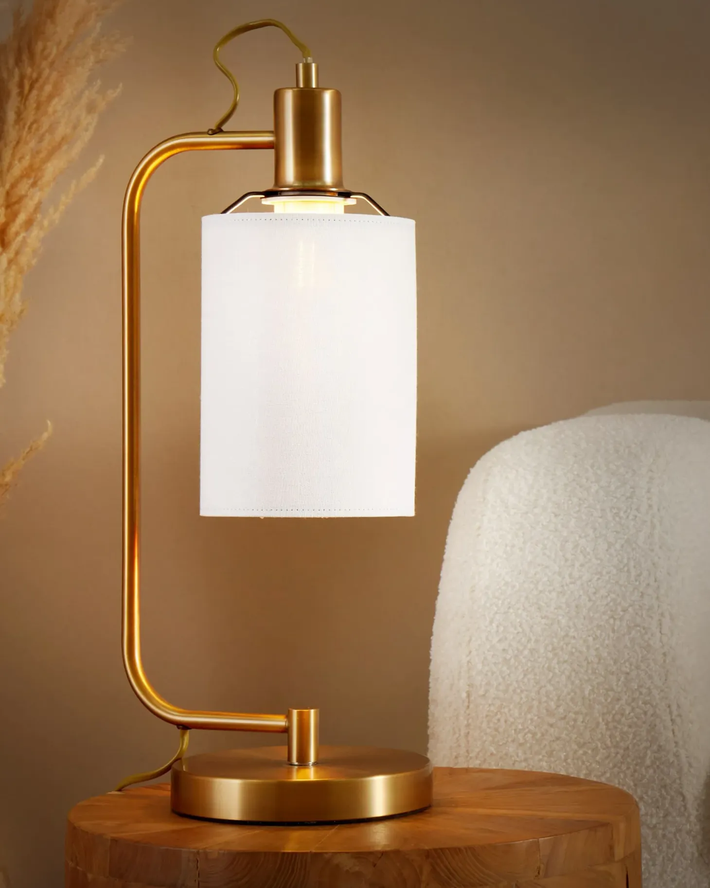 Lampa stołowa LIBERIA Metal Miedziany