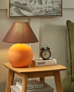 Lampa stołowa LIMIA Ceramika Pomarańczowy