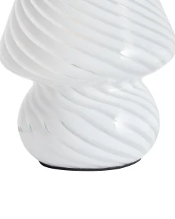 Lampa stołowa LOBO Szkło Biały