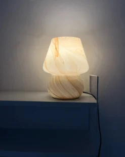 Lampa stołowa LOBO Szkło Biały