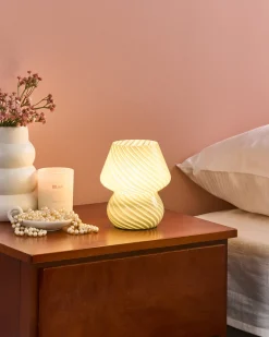Lampa stołowa LOBO Szkło Zielony