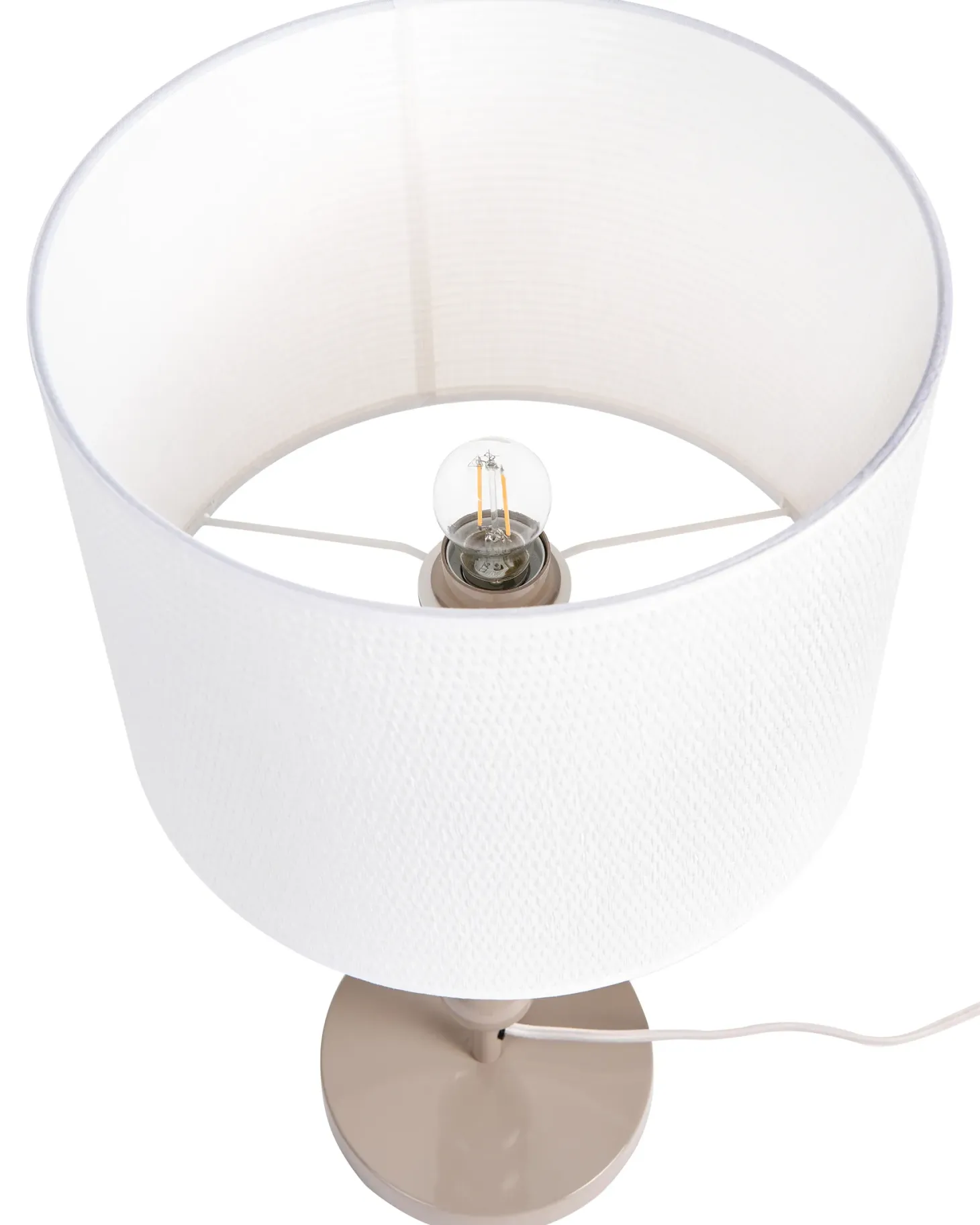 Lampa stołowa LOKY Metal Beżowy