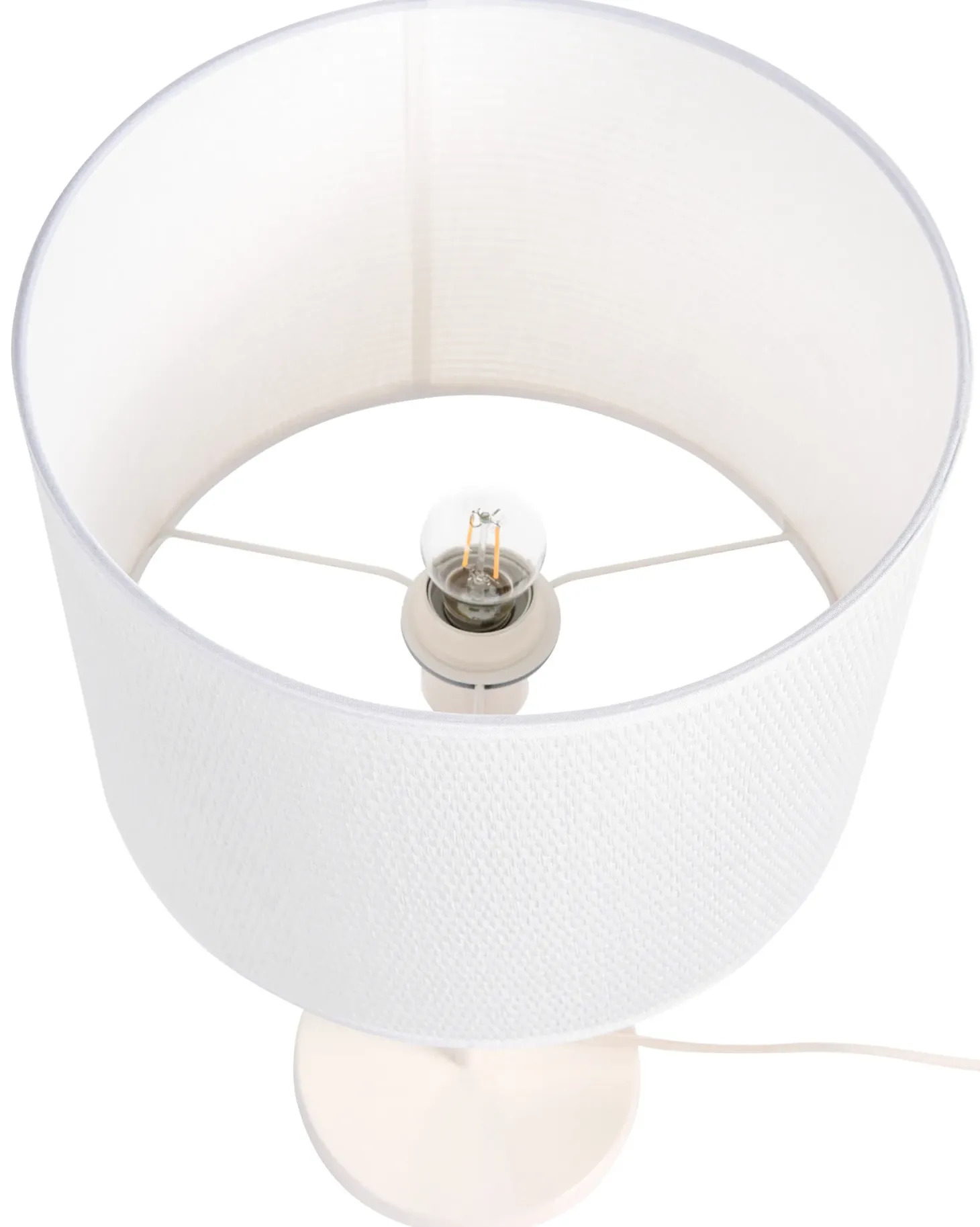 Lampa stołowa LOKY Metal Biały