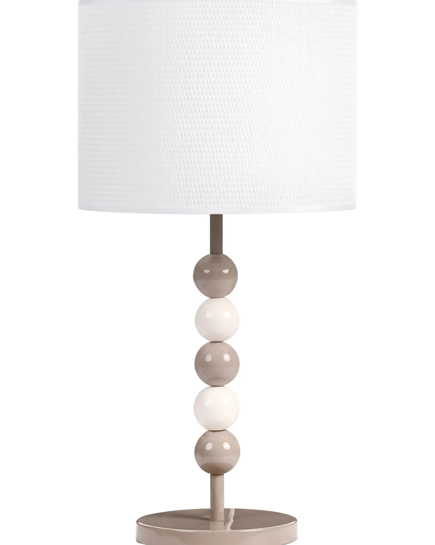 Lampa stołowa LOKY Metal Biały/ beżowy