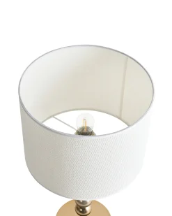 Lampa stołowa LOKY Metal Mosiężny