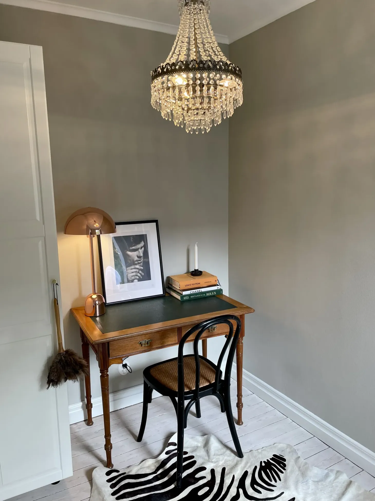 Lampa stołowa MACASIA Metal Miedziany