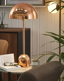 Lampa stołowa MACASIA Metal Miedziany