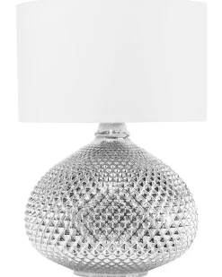 Lampa stołowa MADON Szkło Srebrny