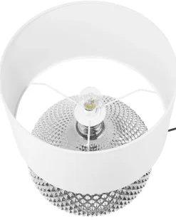 Lampa stołowa MADON Szkło Srebrny