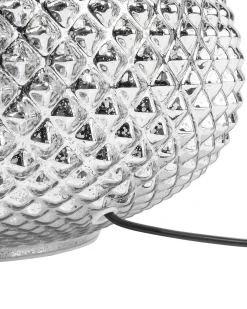 Lampa stołowa MADON Szkło Srebrny