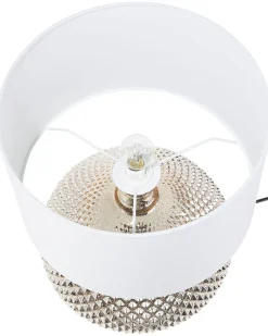 Lampa stołowa MADON Szkło Złoty