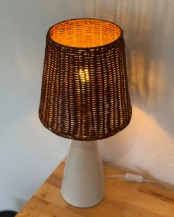 Lampa stołowa MADURU Ceramika Biały